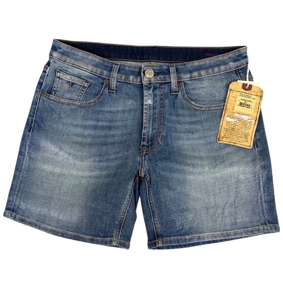 True Religion Pants - True Religion Womens Lauren Denim Shorts Size 28 Distressed Look Made In Italy N